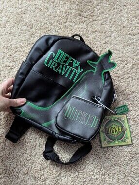 NWT Wicked Movie Elphaba Defy Gravity Mini Backpack with Coin Pouch Pouch